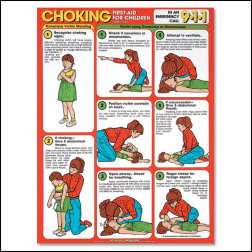 CHOKING FIRST AID FOR CHILDREN LAMINATED