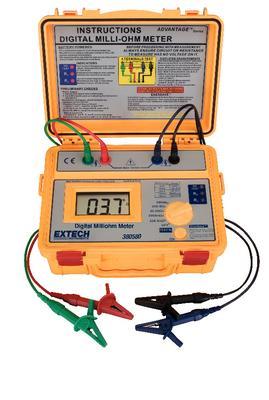 Battery Powered Milliohm Meter, Extech