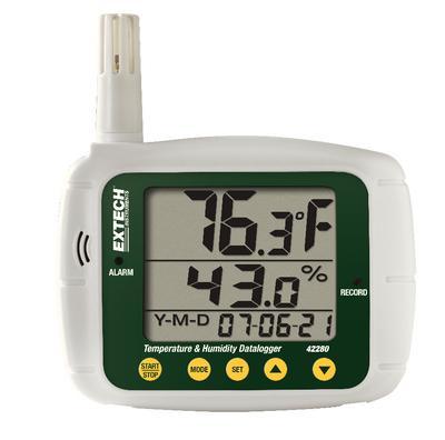 Model 42280 Humidity and Temperature Datalogger, Extech