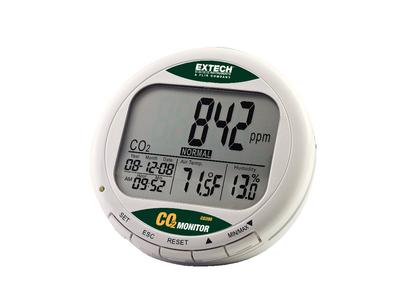 Model CO200 Desktop Indoor Air Quality CO₂ Monitor, Extech