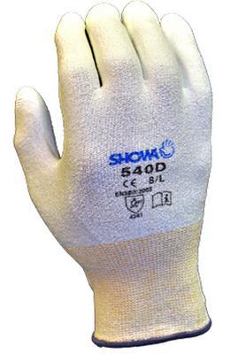 GLOVE 13G CUTRST WHT SM PK12PR