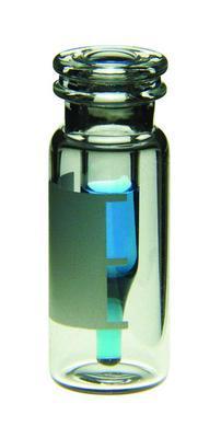 RSA™, AQ™, Clear Snap Top Vials, with Fused Inserts, MicroSolv