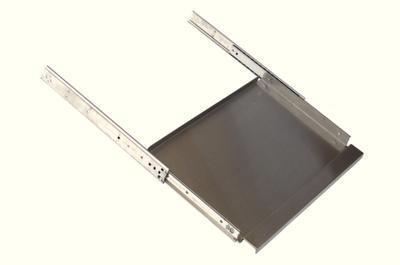 AdjusTable® Workstations, Stainless Steel Solid Top with Overshelves, Stainless Steel Base, Eagle MHC™