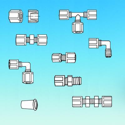 Glass-Filled Polypropylene Tube Connectors, Ace Glass Incorporated