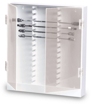 30-Column HPLC Storage Cabinet with Clear Acrylic Doors, PVC, TrippNT