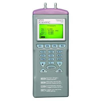 Manometers, Datalogging, Sper Scientific