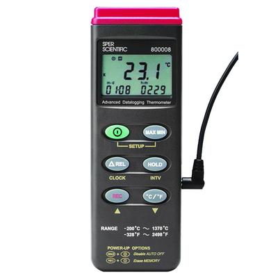 Thermocouple Thermometers with RS-232 Output, Sper Scientific