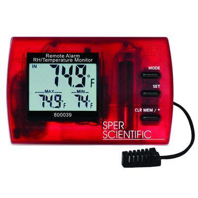 Remote Alarm RH/Temperature Monitor, Sper Scientific