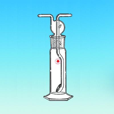 Gas Washing Bottle with Large Disc, Ace Glass Incorporated