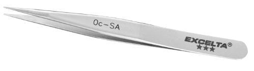 Tweezers with Straight Strong Tips, Style 00, Excelta