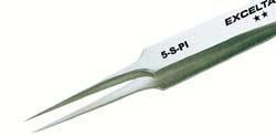 Tweezers with Straight Taper Relieved Ultra Fine Tip, Style 5, Excelta