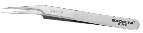 Tweezers with Straight Taper Relieved Ultra Fine Tip, Style 5, Excelta