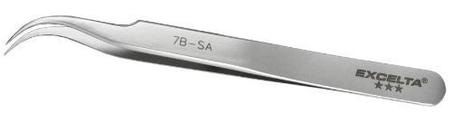 Tweezers with Curved Fine Tip, Style 7, EXCELTA®