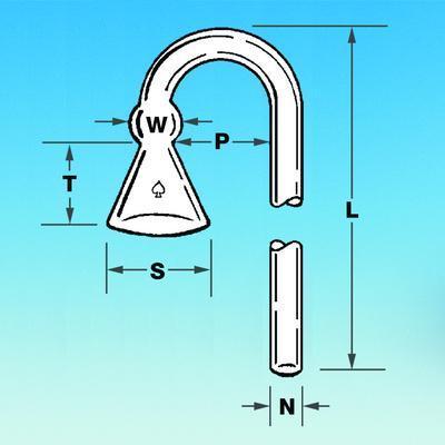 Air Sampling Cane with Funnel, Ace Glass Incorporated