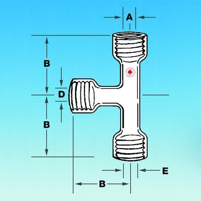 Air Sampling Tee, Ace Glass Incorporated