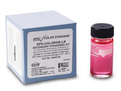 SpecCheck Secondary Gel Standards Set, DPD Chlorine, LR, Hach