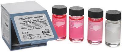 SpecCheck Secondary Gel Standards Set, DPD Chlorine - HR, Hach