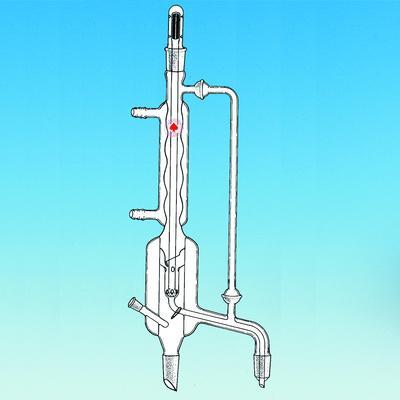 Distillation Head, Automatic via Solenoid Valve Arrangment, Ace Glass