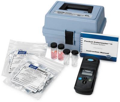 Pocket Colorimeter™ II, Chlorine (Total), Kit includes SwifTest™ DPD Reagent Dispenser, Hach