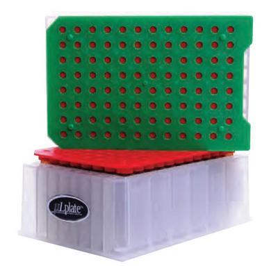 µLPlate® with Inserts Installed and Red CapMat, MicroLiter