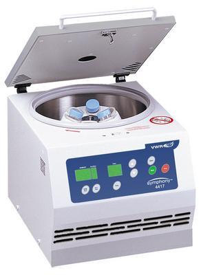 VWR® symphony™ 4417 and 4417R Non-Refrigerated & Refrigerated Universal Centrifuges, 230V