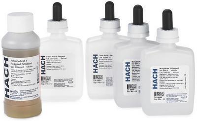 Silica Reagent Set, Ultra Low Range, Bulk Solution, Hach