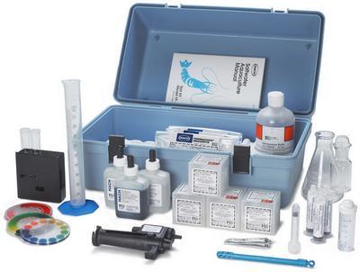 Saltwater Aquaculture Test Kit, Model FF-3, Hach