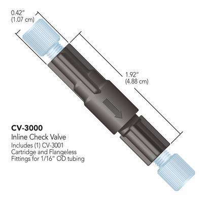 Upchurch Scientific® Inline Cartridge Check Valves, IDEX Health and Science