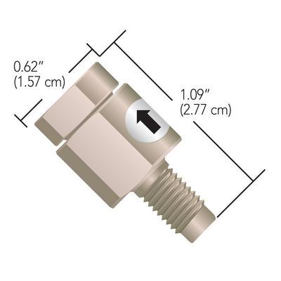 Upchurch Scientific® Nonmetallic 1/4-28 Inline Check Valves, IDEX Health & Science