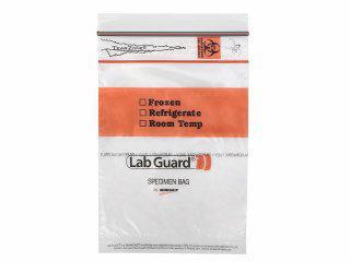 Lab Guard® Reclosable Biohazard Bags, Minigrip