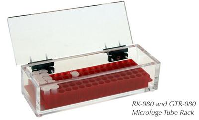 Beta Radiation Safety Equipment Microfuge Tube Rack Container, CBS Scientific