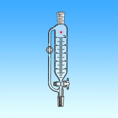 Pressure Equalizing Funnel, Graduated, with 1:5 PTFE Plug, Ace Glass Incorporated