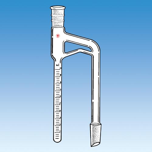 24/40 Moisture Test Receiver, Modified Bidwell & Sterling with Overflow, Ace Glass Incorporated