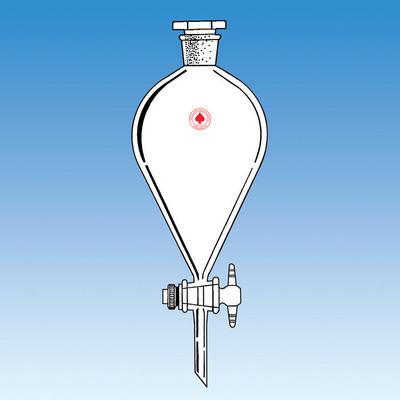 Separatory Funnel, European Style, with PTFE Stopcock and Polyethylene Stopper, Ace Glass Incorporated