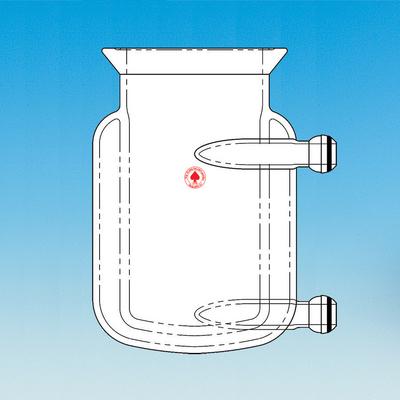 Jacketed Two-Piece Pressure Reactor Flask without Drain Valve, Ace Glass Incorporated