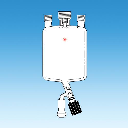 One-Piece Unjacketed Pressure Reactor with Bottom Outlet, Ace Glass Incorporated