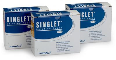 VWR® sympHony® SINGLET™ Single-Use pH Buffer Pouches (NIST)