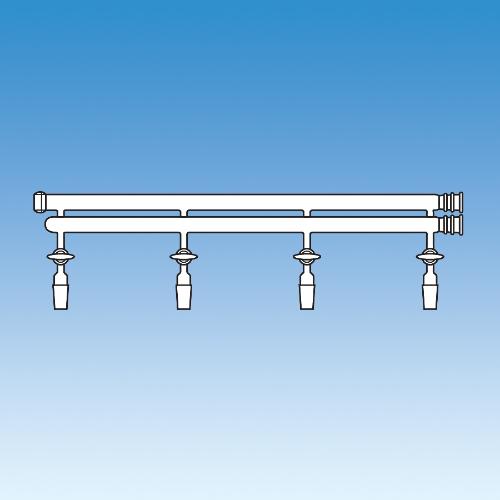 Double Tube Vacuum Manifold with Glass Stopcocks, Ace Glass Incorporated