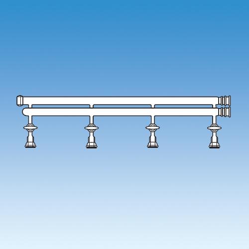 Double Tube Vacuum Manifold with Glass Stopcocks, Ace Glass Incorporated