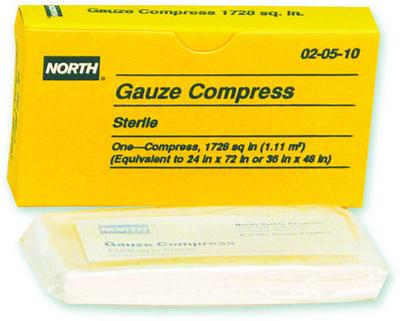 GAUZE COMPRESS 24 X 72 INCH