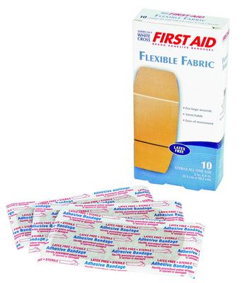 BANDAGES ADHESIV XL CLTH EA=10