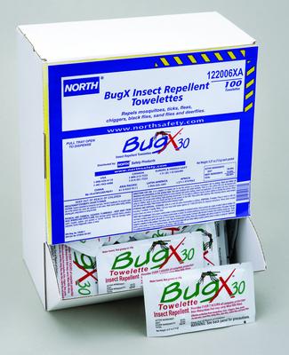 BUGX TOWELETTE DISP PK100