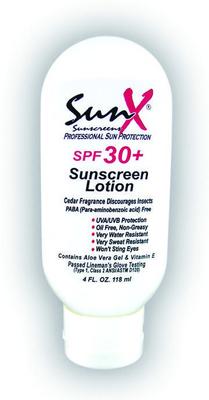 SUNX LOTION 4OZ BOTTLE