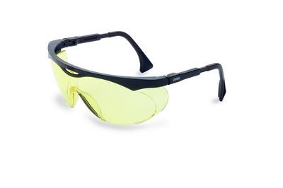 SAFETY EYEWEAR BLK AMBR UD