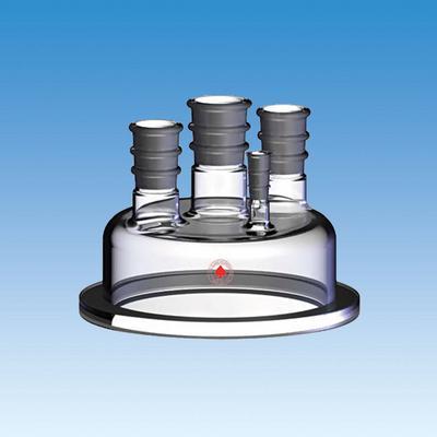 4 Neck Flat Flange Reaction Head, Ace Glass