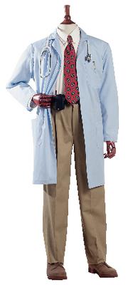 Unisex Polyester/Combed Cotton Poplin Lab Coats, WORKLON®