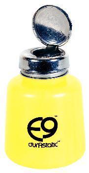 Yellow Dissipative ESD Bottles with Pumps, Menda