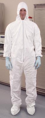 DuPont™ ProClean® Coveralls with Attached Hood and Boots