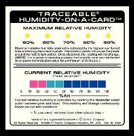 VWR® Traceable™ Humidity-On-A-Card™ Card