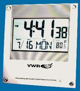 VWR® Digital Radio Atomic Clock